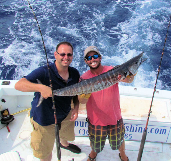 Wahoo caught in Key West fishing on charter boat Southbound from Charter Boat Row, Key West