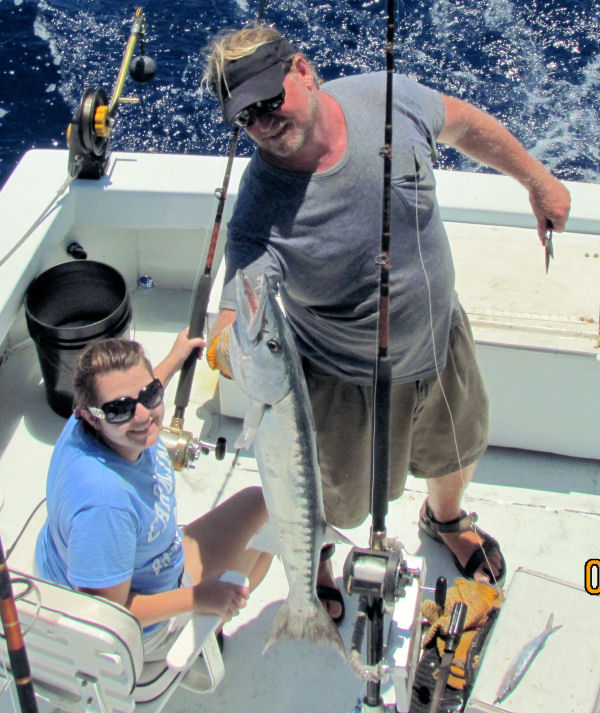 Barracuda caught in Key West fishing on charter boat Soutbhbound from Charter Boat Row Key West