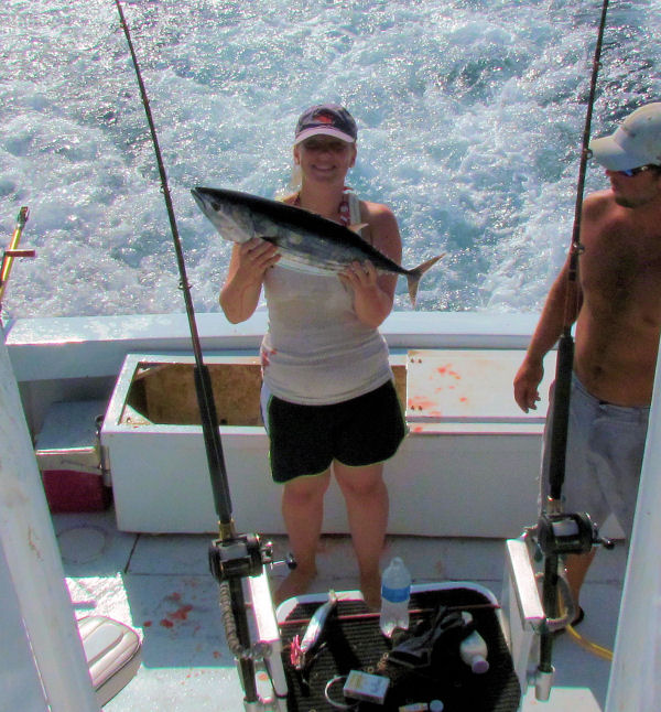 Skip Jack Tuna caught fishing in Key West on charter boat Southbound from Charter Boat Row Key West