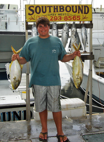 Yellowjacks caught fishing Key West on charter boat Southbound