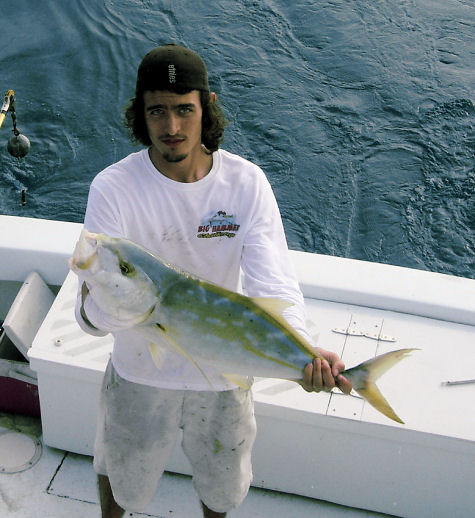 Big Yellow Jack caught in Key West fishing on charter boat Southbound from Charter Boat Row Key West