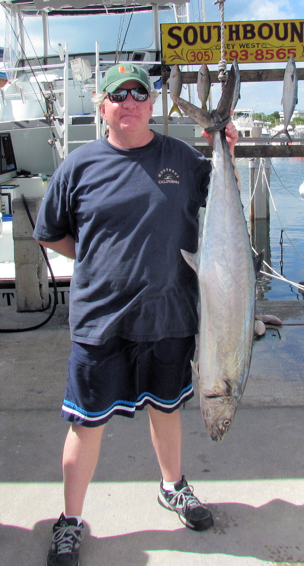 36 lb Kingfish  Caught in Key West fishing on charter boat Southbound