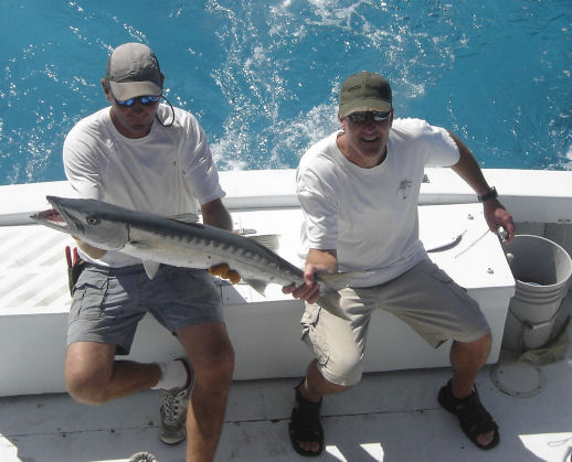 Barracuda caughe in Key West fishing on charter boat Southbound from Charter Boat Row Key West