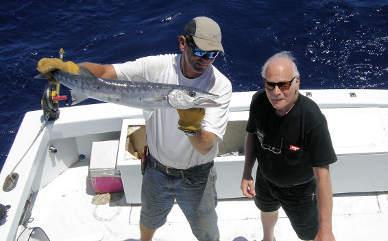 Big Barracuda caught on Key West Fishing Boat Southbound