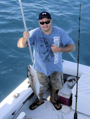 Kingfish caught in Key West fisihing on charter boat Southbound from Charter Boat Row, Key West