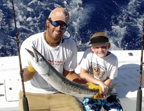 Barracuda caught fishing Key West on charter boat Southbound