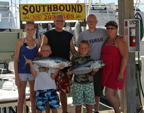 Fish caught fishing Key West on charter boat Southbound