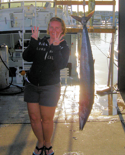 Wahoo caught in Key West fishing on Key West charter boat Southbound from Charter Boat Row Key West