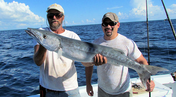 Big Barracuda caught in Key West fishing on charter boat Southbound from Charter Boat Row