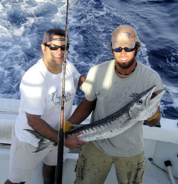 Barracuda caught fishing Key West Florida on charter boat Southbound