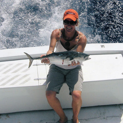 Bonito caugth in Key West fishing on charter boat Southbound from Charter Boat Row Key West