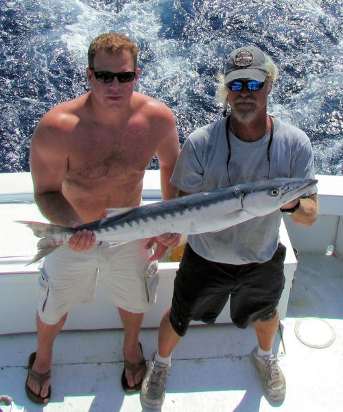 Barracuda caught  in Key West fishing on Key West charter boat Southbound from Charter Boat Row