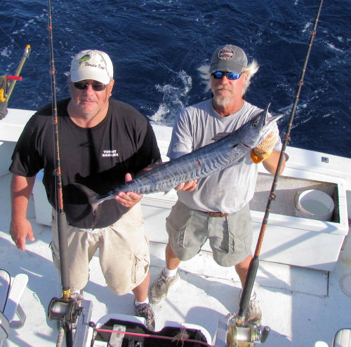 Wahoo caught in Key West fishing on Key West charter boat Southbound from Charter Boat Row