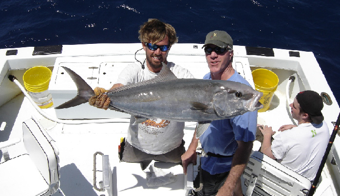 Amberjack caught aboard Southbound in Key West Florida in 2005