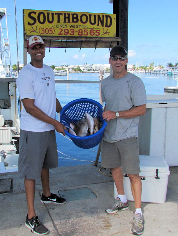 Yellow tail snapper  Caught in Key West fishing on charter boat Southbound