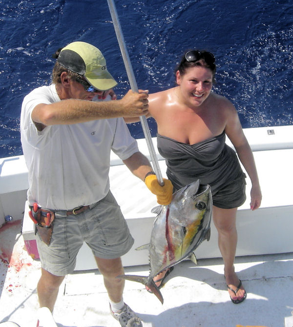 Black Fin Tuna caught in Key West fishing on charter boat Southboud