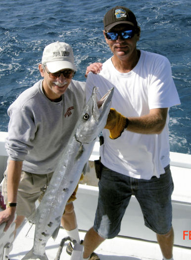 Big Barracuda caught deep sea fishing in Key West, Florida on Charter boat Southbound from Charter Boat Row, Key West