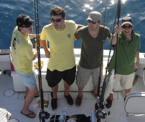 caught fishing aboard charter boat Southbound in Key West, Florida