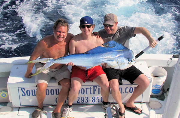 25 lb Bull  Dolphin caught fishing Key West on charter boat Southbound from Charter Boat Row Key West