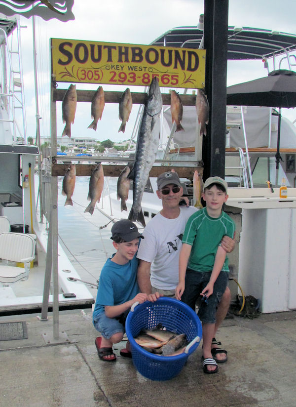 Yellow Tail and Gray Snapper caught in Key West fishing on charter boat Southbound from Charter Boat Row