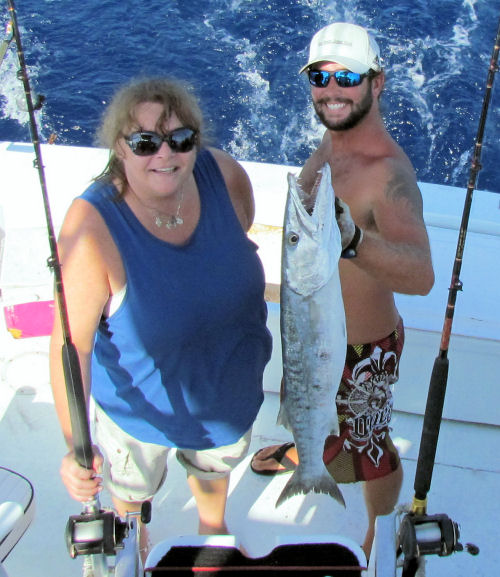 Barracuda caugth in Key West fishing on chater boat Southbound from Charter Boat Row Key West