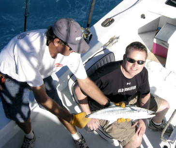 Mackerel caught fishing aboard charter boat Southbound in Key West, Florida