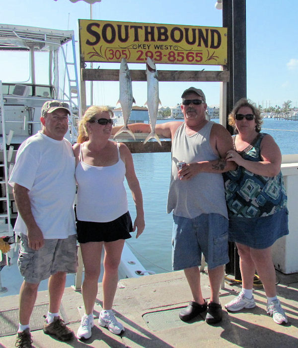 Mackerels caught and released fishing Key West on charter boat Southbound from Charter Boat Row Key West