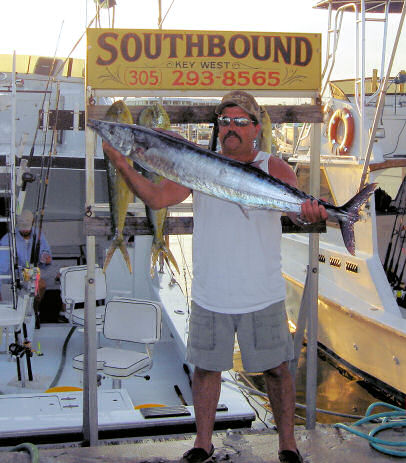 Wahoo caught aboard Southbound in Key West Florida in 2006