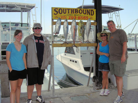 Fish caught on Key West fishing charter boat Southbound from Charter Boat Row Key West