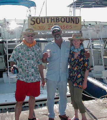 Really badly dressed trouists caught aboard Southbound in Key West Florida in 2004