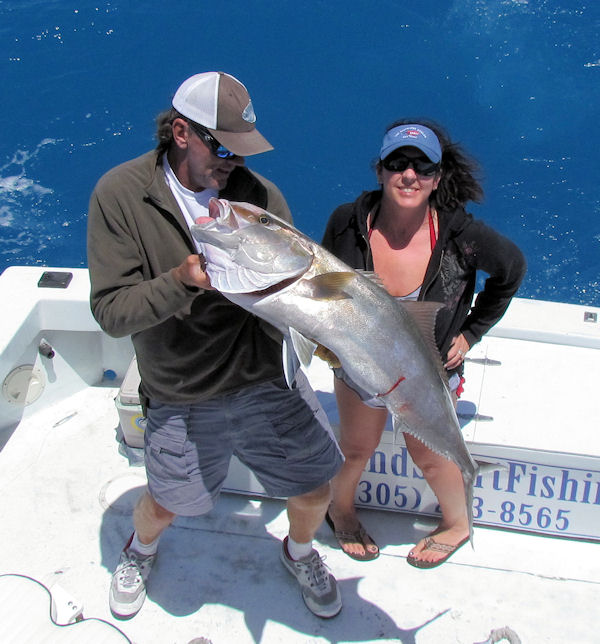 amberjack caught in Key West fishing on charter boat Southbound from Charter Boat Row, Key West