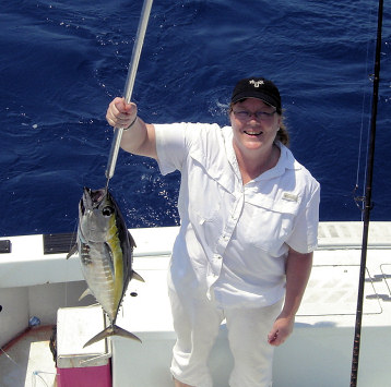 Black Fin Tuna caught in Key West Florida aboard charter boat Southbound
