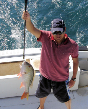Mutton Snapper caught fishing aboard charter boat Southbound in Key West, Florida
