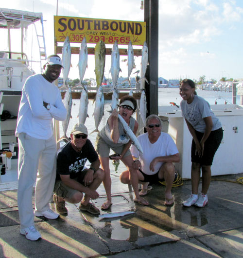 Cero Mackerels caught fishing on charter boat Southbound from Charter Boat Row Key West