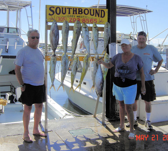 fish caught fishing Key West on charter boat Southbound from Charter Boat Row Key Wes