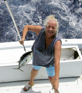 Tuna caught fishing Key West on charter boat Southbound from Charter Boat Row Key Wes