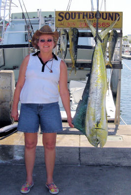 Fish caught aboard the Southbound in Key West, Florida