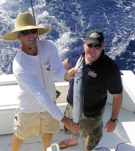 Barracuda caught fishing Key West on charter boat Southbound from Key West Charter Boat Row