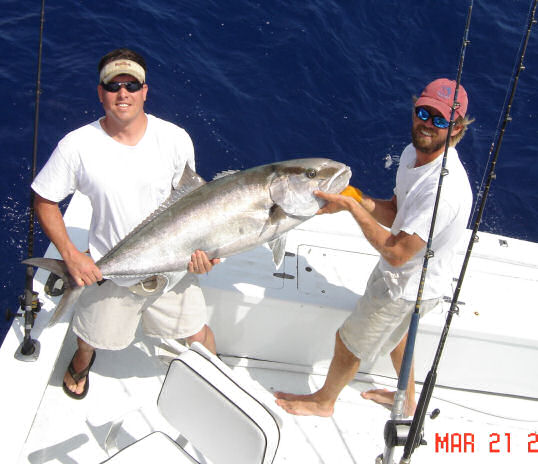 Amberjack caught aboard Southbound in Key West Florida in 2006