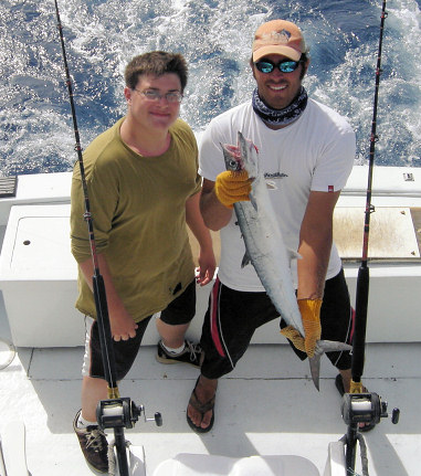 Kingfish caught fishing Key West Florida on charter boat Southbound