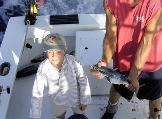 Bonito  caught fishing on charter boat Southbound in Key West, Florida