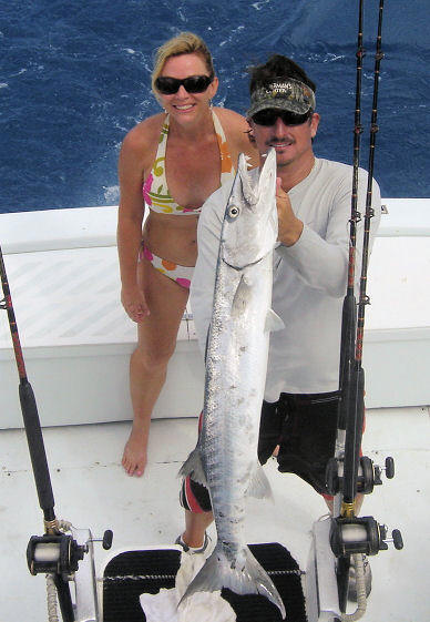 Barracuda caught on Key West Fishing boat Southbound from Charter Boat Row, Key West