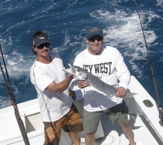 Barracuda caught in Key West fishing on charter boat Southbound from Charter Boat Row, Key Wes