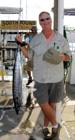 Wahoo  caught fishing on charter boat Southbound in Key West, Florid