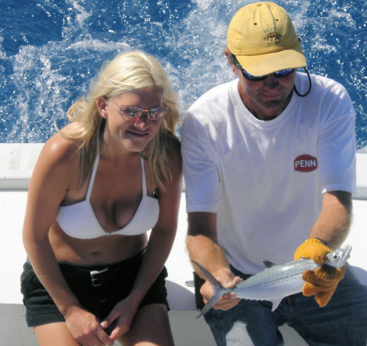 Cero Mackerel caught fishing Key West, Florida on charter boat Southbound