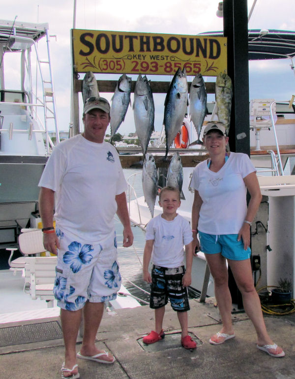 fish caught in Key West fishing on charter boat Southbound