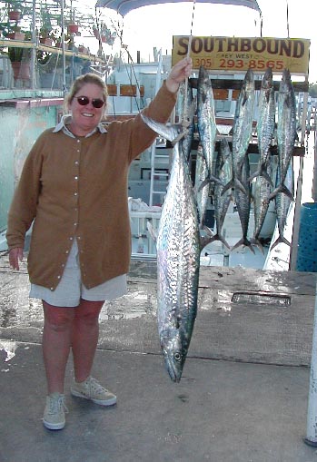 28 lb. kingfish in Key West Florida