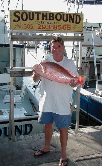 Mutton Snapper caught aboard Southbound in Key West Florida in 2004
