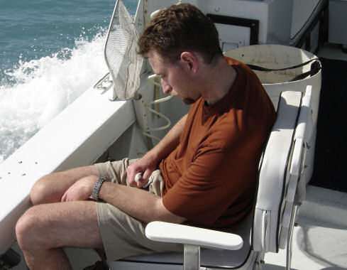 Most Relaxed upright angler aboard Southbound in Key West Florida in 2006