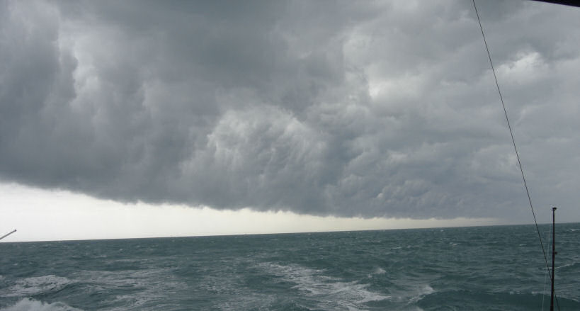 Bad Storm approaching Southbound in Key West Florida in 2006
